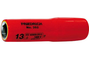 Friedrich dugókulcs 10mm 1/2" szigetelt hosszú
